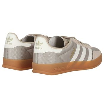 Beige & White Gazelle Trainers 