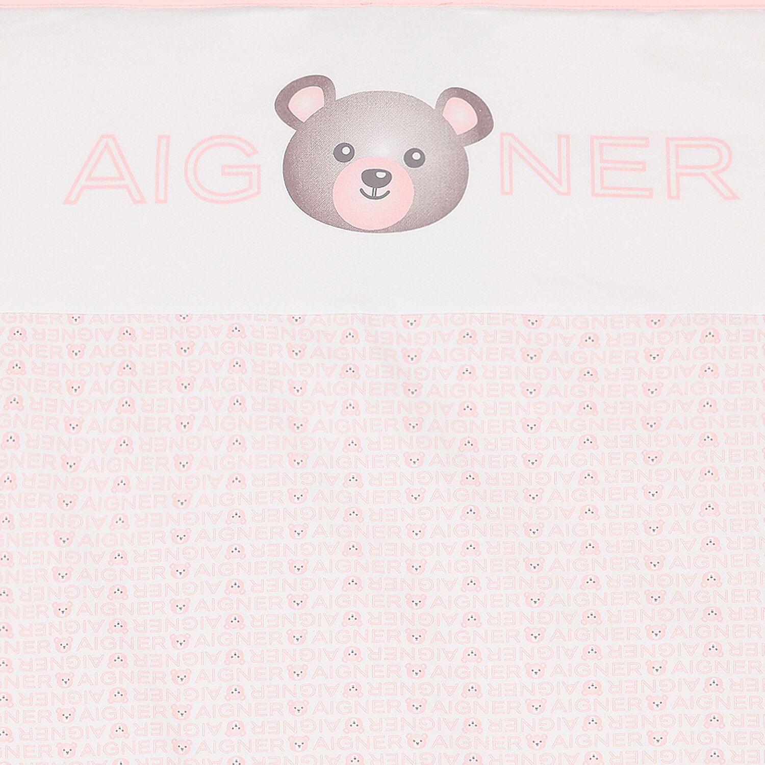 Baby Girls White & Pink Teddy Bear Blanket, 2, hi-res