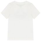 Boys White Logo T-Shirt, 1, hi-res