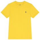 Boys Yellow Logo T-Shirt, 1, hi-res