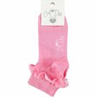 Girls Pink Logo Socks, 1, hi-res