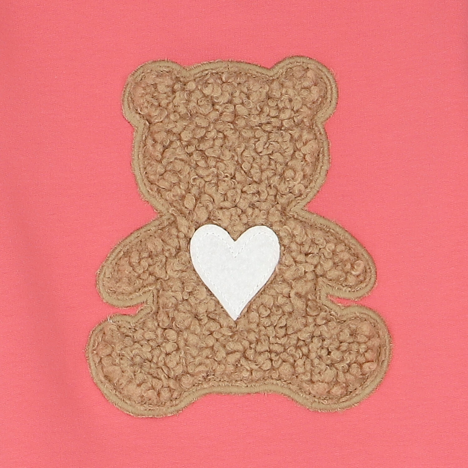 فستان بنات بطبعة تيدي باللون الوردي , 1, hi-res