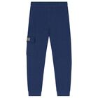 Boys Blue Logo Joggers, 1, hi-res