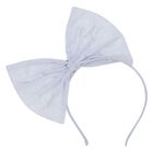 Girls Blue Tulle Headband, 1, hi-res