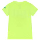قميص قطني أخضر للأولاد بشعار, 1, hi-res