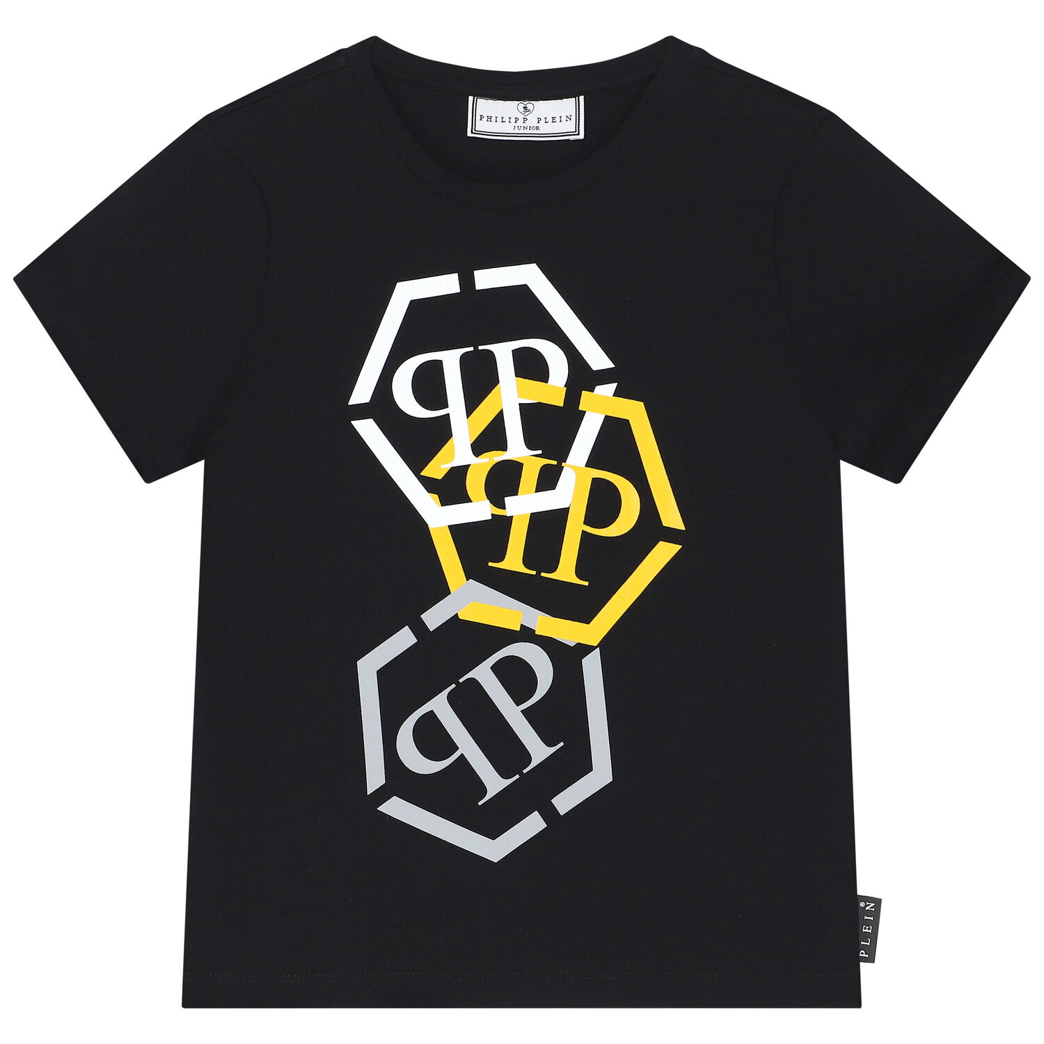 Boys Black Logo T-Shirt, 2, hi-res