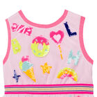Girls Pink Tulle & Sequin Dress, 1, hi-res