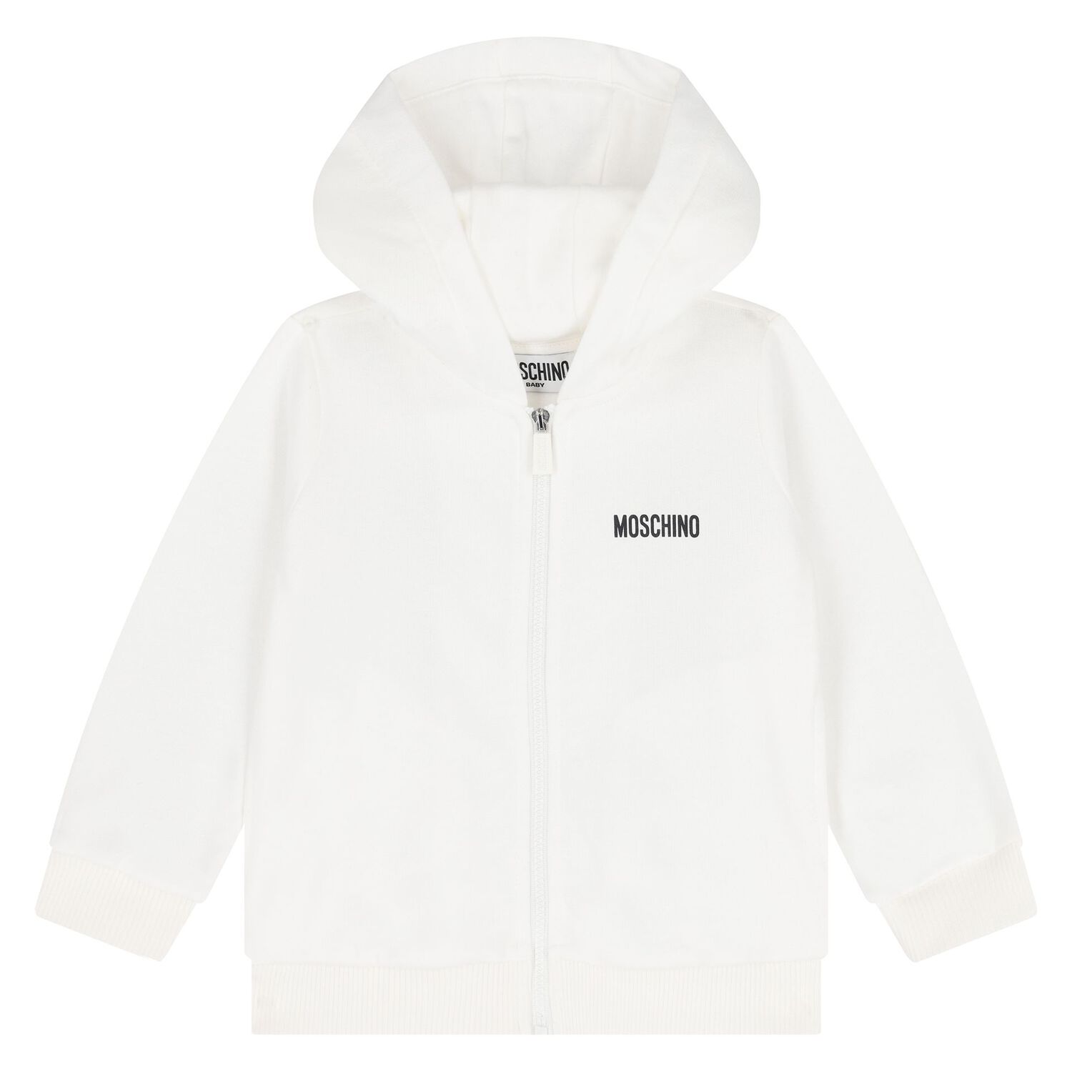 Younger White Teddy Bear Logo Tracksuit, 1, hi-res