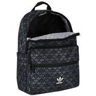 Black Trefoil Logo Backpack, 1, hi-res