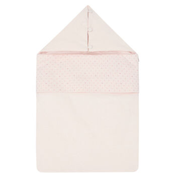 Ivory & Pink Logo Baby Nest