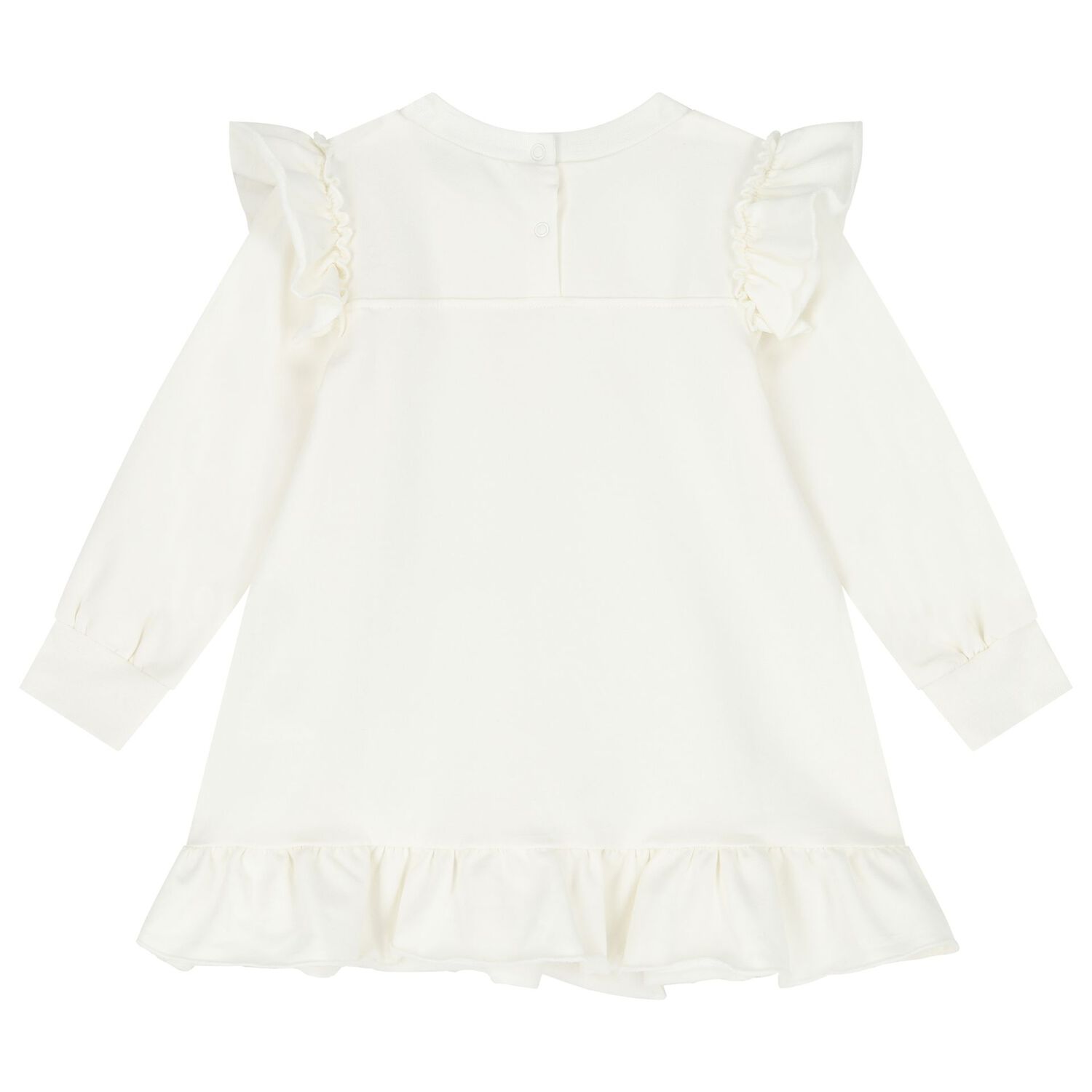 فستان بنات سويتشيرت بطبعة دامبو باللون  العاجي, 1, hi-res image number null