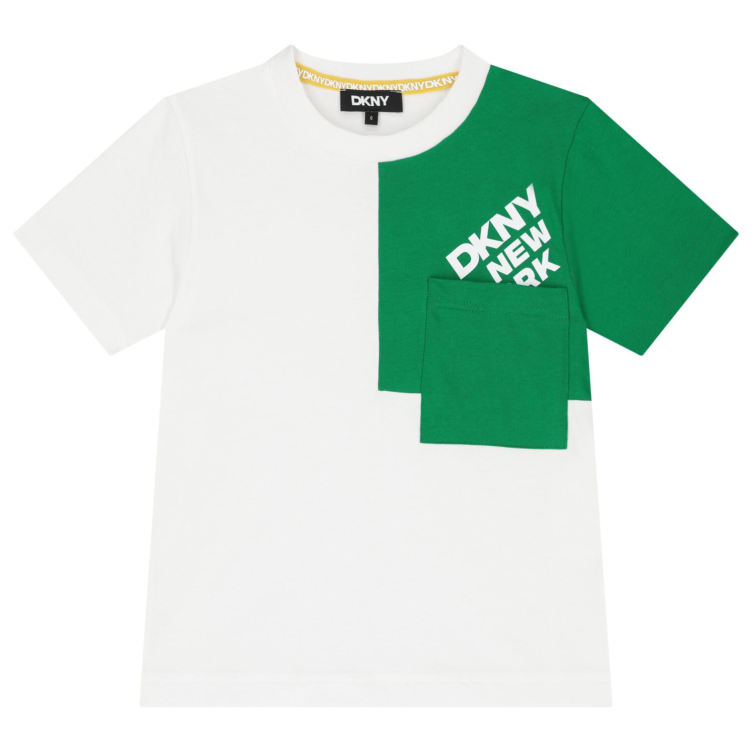 White & Green Logo T-Shirt, 2, hi-res