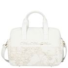 Ivory & Beige Geo Map Baby Changing Bag, 1, hi-res
