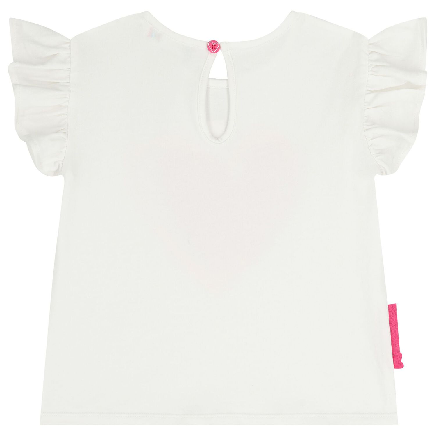 Girls White & Pink Tulle Skirt Set, 1, hi-res