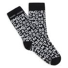 Black & White Logo Socks, 1, hi-res