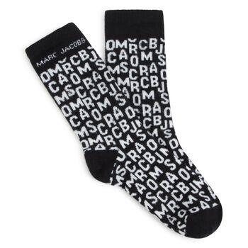Black & White Logo Socks