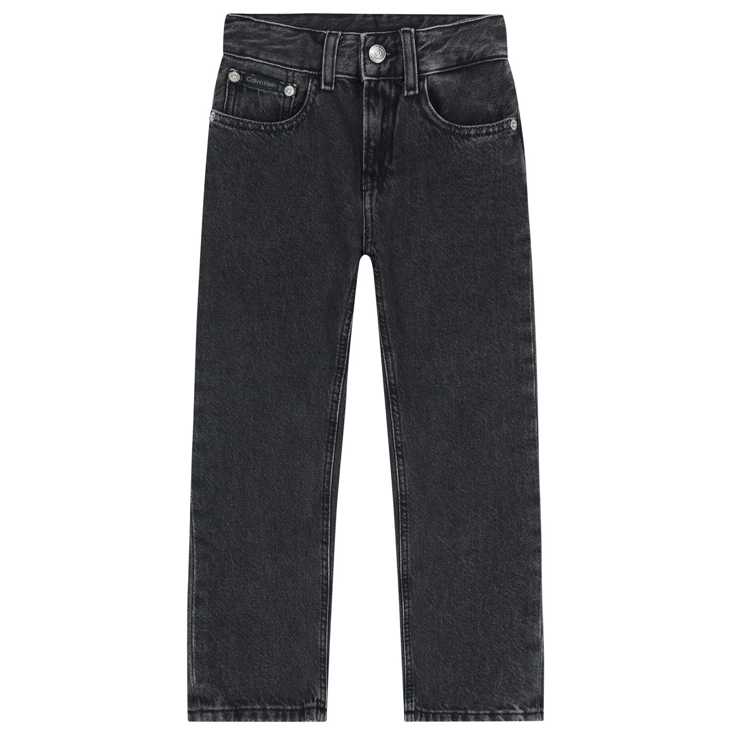 Boys Black Denim Jeans, 1, hi-res
