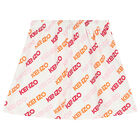 Girls White Logo Skirt, 1, hi-res