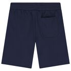 Boys Navy Blue Shorts, 3, hi-res
