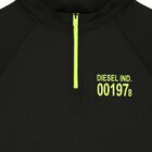 سويت شيرت بالشعار باللون الاسود للاولاد, 1, hi-res