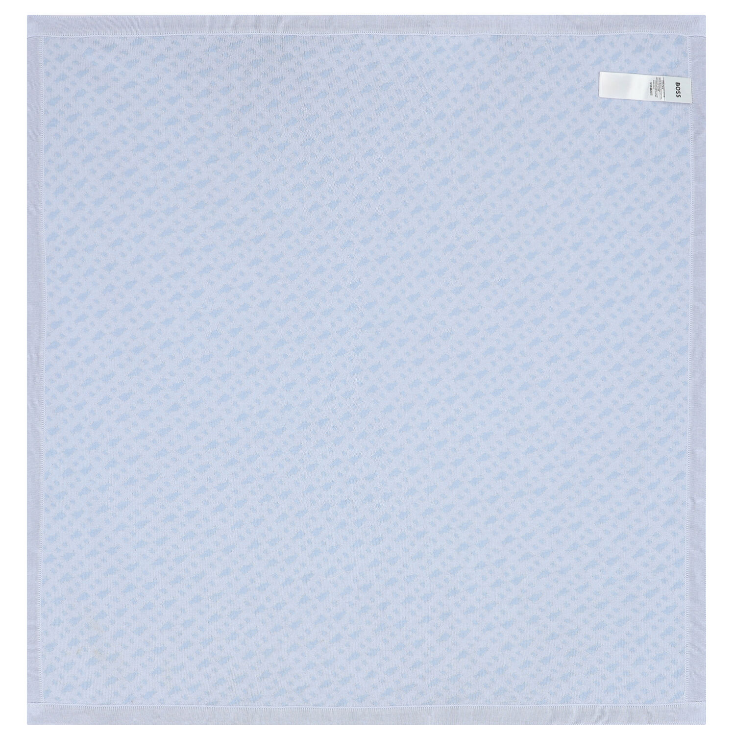 Baby Boys Blue Logo Knitted Blanket, 2, hi-res