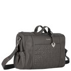 Grey Quilted Baby Changing Bag, 2, hi-res