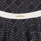 Girls Black Logo Dress, 3, hi-res