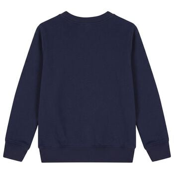 Navy Blue Teddy Bear Logo Sweatshirt