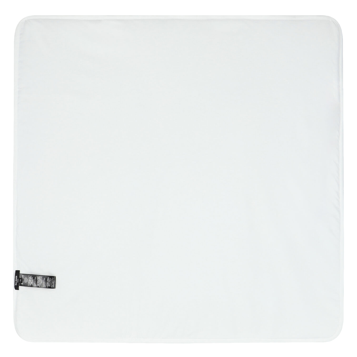White & Gold Logo Baby Blanket, 1, hi-res