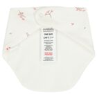 Baby Girls White & Pink Bibs ( 2 Pack ), 2, hi-res