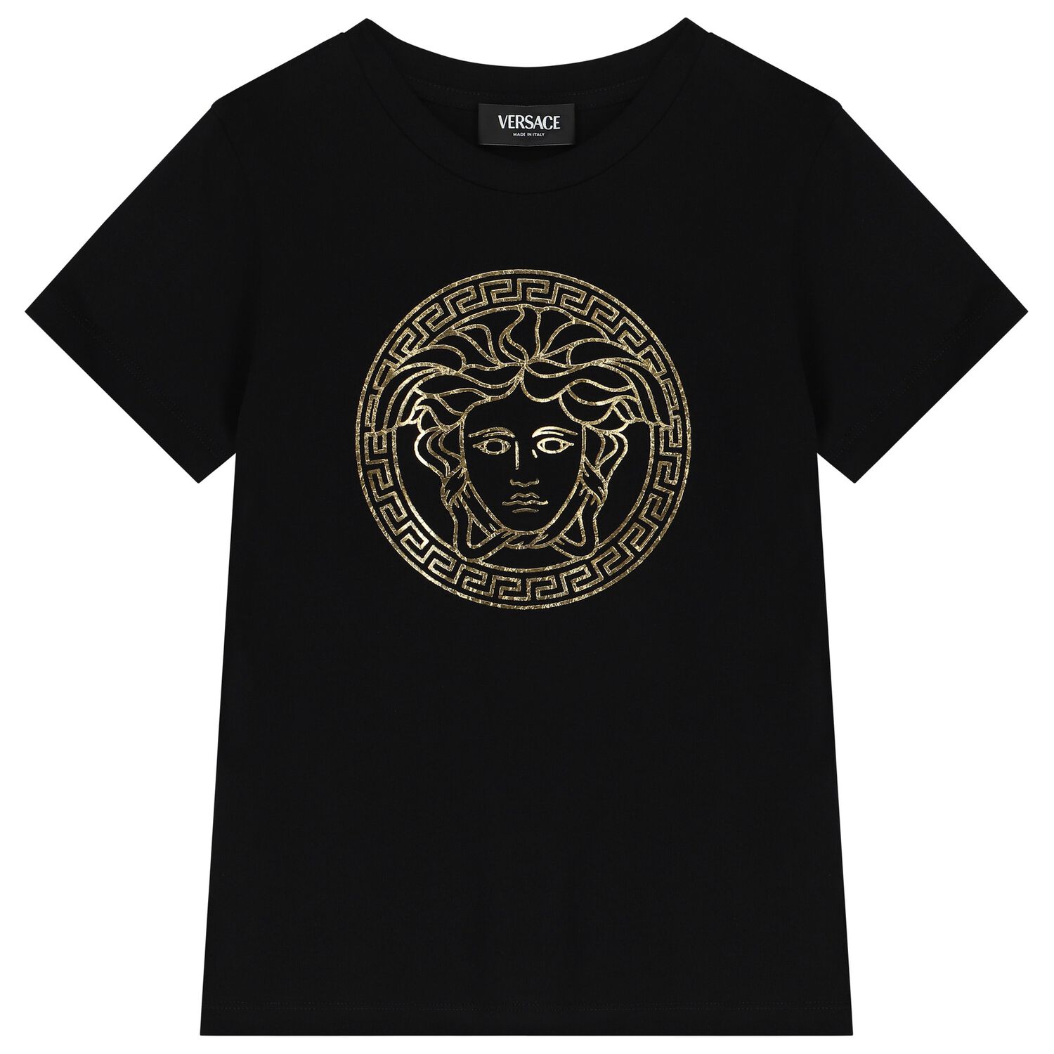 Black Logo Medusa T-Shirt, 2, hi-res image number null