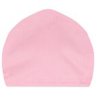 طقم ملابس أطفال وردي بشعار للبنات, 1, hi-res