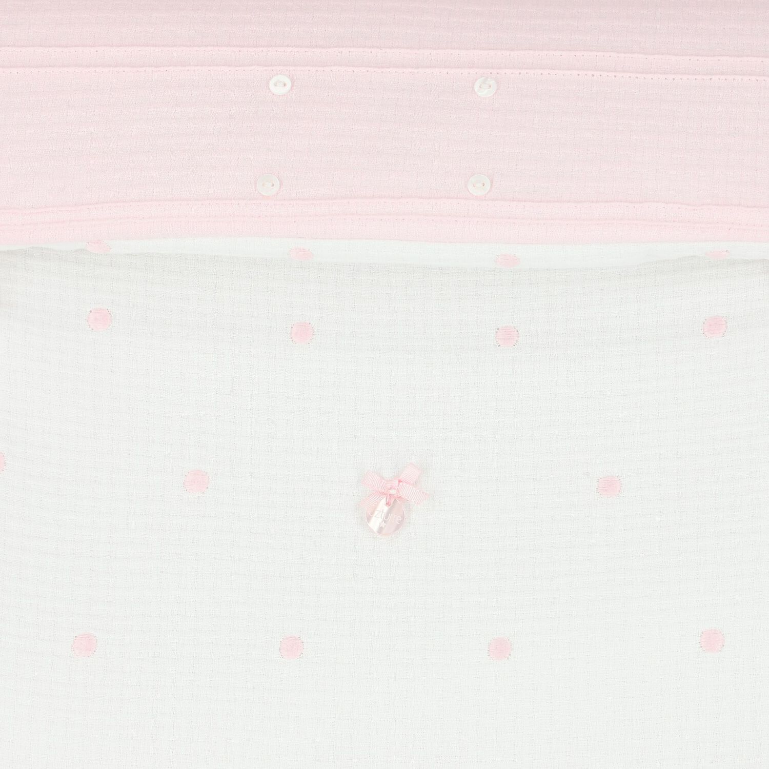 Girls Pink & White Polka Dot Baby Pram Nest, 1, hi-res image number null