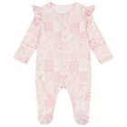 Baby Girls Pink & White Babygrow Gift Set , 2, hi-res