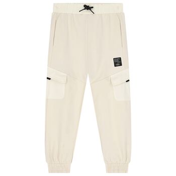 Boys Ivory Cargo Joggers