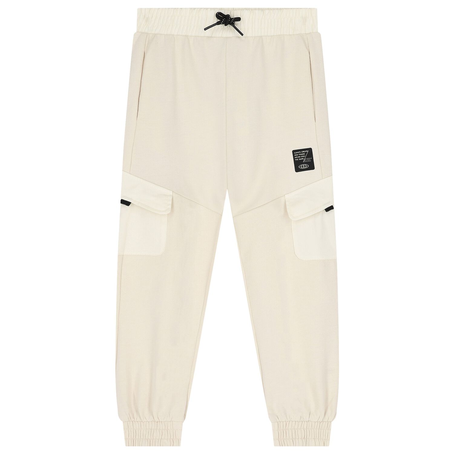 Boys Ivory Cargo Joggers, 1, hi-res image number null
