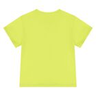 Baby Boys Ivory & Green Dungaree Set, 1, hi-res