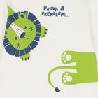 بلوزة عاجية بأكمام طويلة بطبعة أسد للأولاد الصغار, 1, hi-res