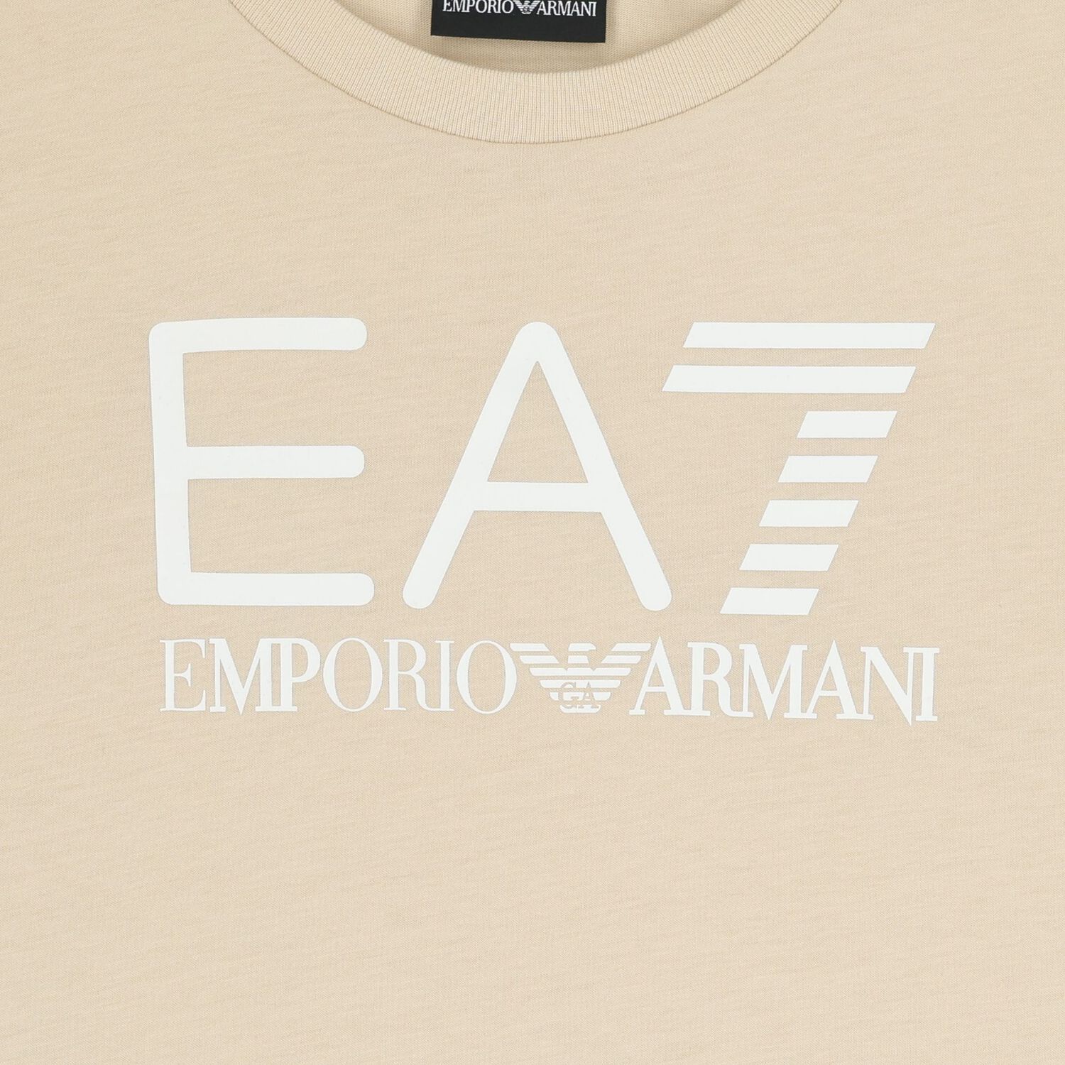 طقم شورتات للأولاد باللونين البيج والأسود مع شعار, 5, hi-res