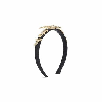 Girls Black Butterfly Headband