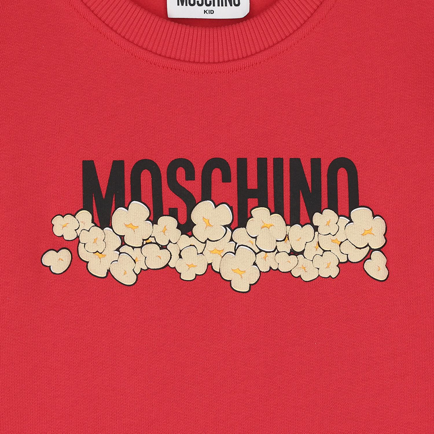 Girls Red Popcorn Logo Dress, 2, hi-res