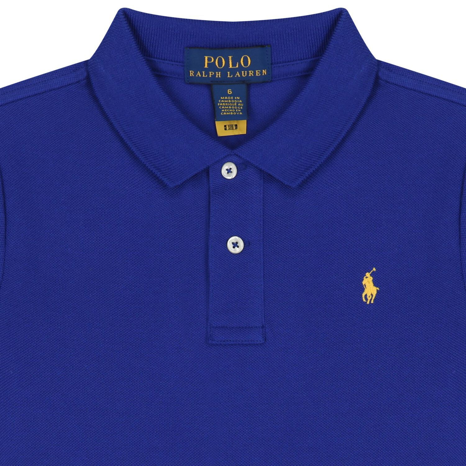 Boys Blue Logo Polo Shirt, 1, hi-res image number null