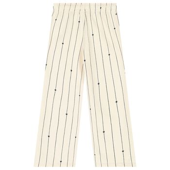 Boys Beige Logo Trousers