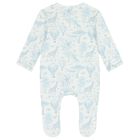 Baby Boys White & Blue Africa Babygrow Gift Set  , 1, hi-res