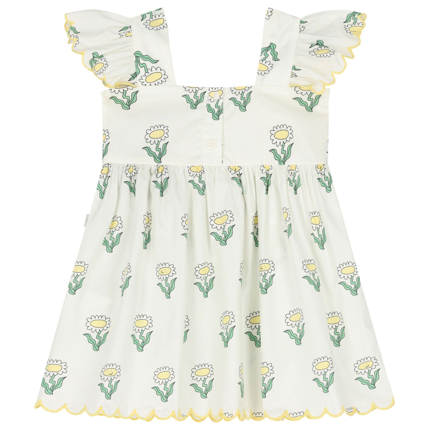 Younger Girls Ivory Daisy Dress Set, 1, hi-res image number null