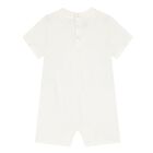 Baby Boys Ivory Polo Bear Romper, 1, hi-res