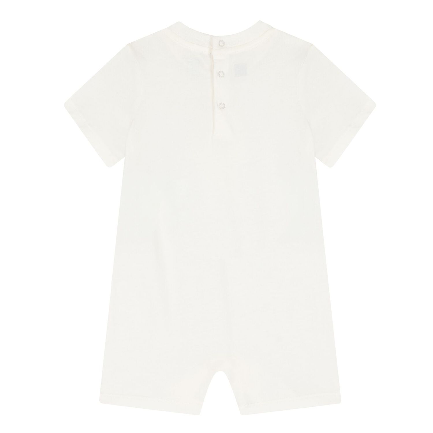 Baby Boys Ivory Polo Bear Romper, 1, hi-res