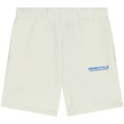 شورت بالشعار باللون العاجي, 4, hi-res