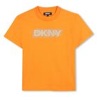 Boys Orange Logo T-Shirt, 1, hi-res