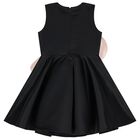  فستان للبنات باللون الأسود والوردي, 1, hi-res